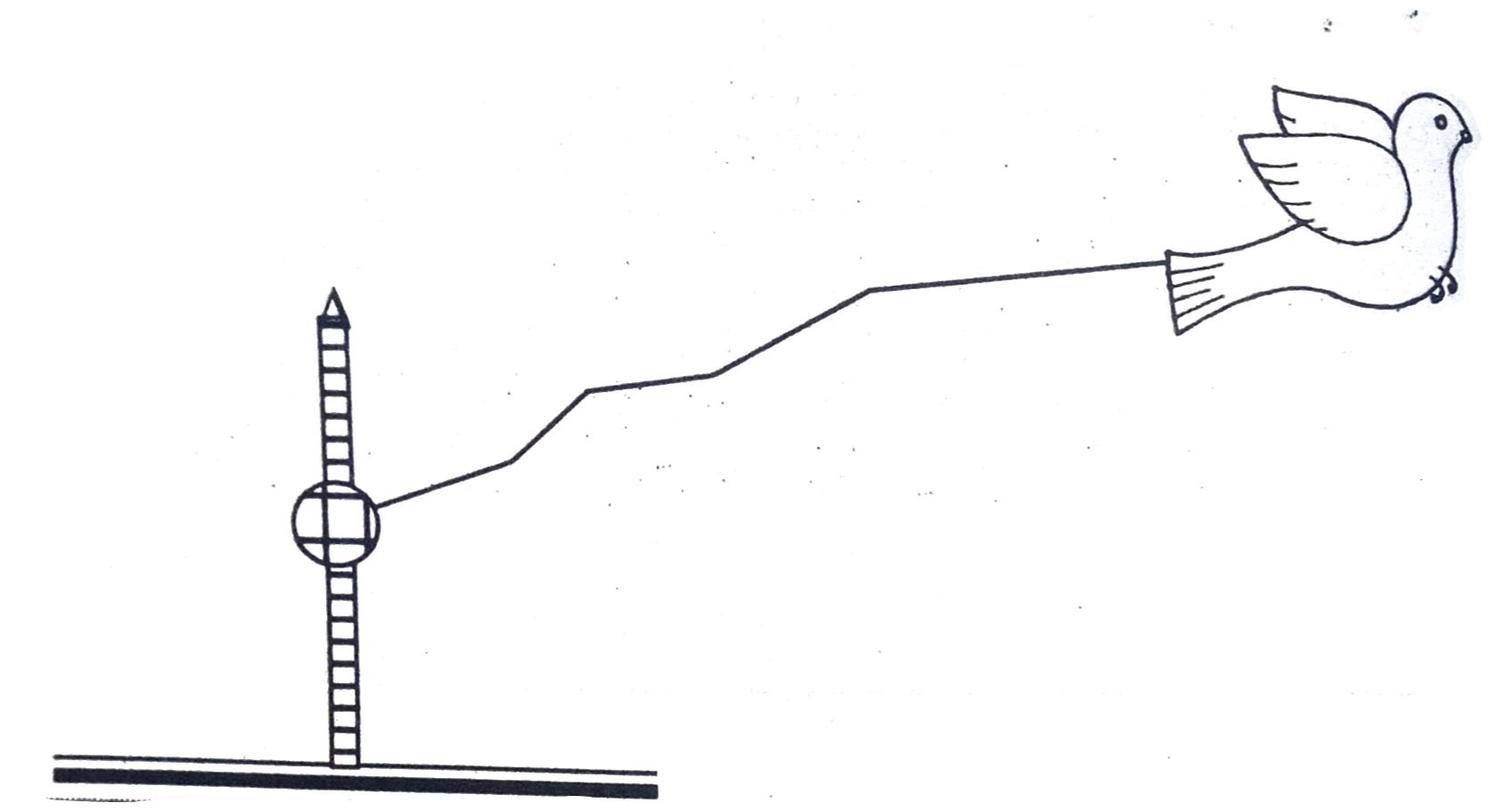Like a bird with its leg tied to a rope, so is this Jiva assuming himself tied to Three Gunas